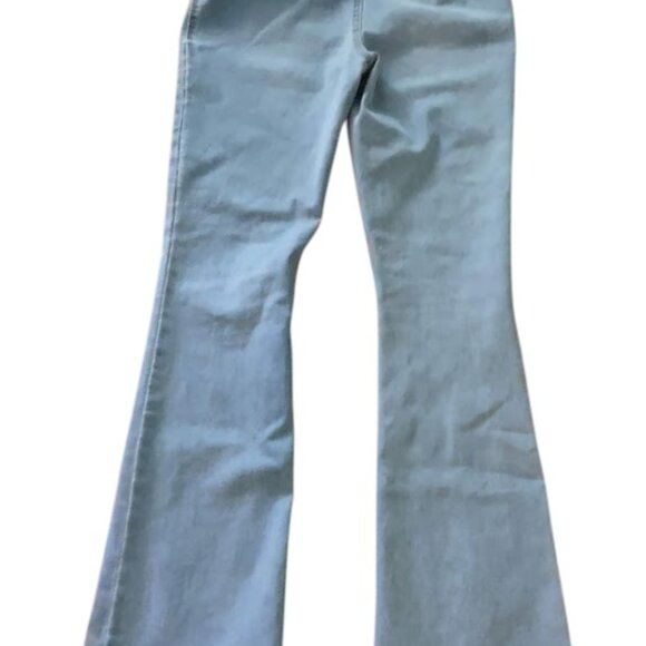 NEW! NOBO No Boundaries Juniors Light Blue Pull on Flare Jeans Size S (3-5) - Picture 2 of 2